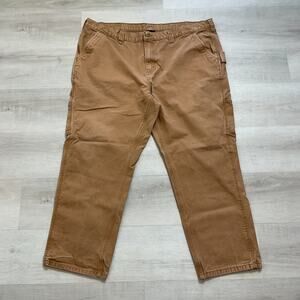Brahma Mens Cotton Carpenter Pants Trailblazer Brown 44 x 30